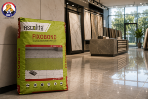 Ascolite Fixobond + improved grade tile adhesive for indoor and outdoor use