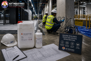 Sika Injection-101H product close-up — hydrophilic PU injection grout active leakage stopping crack sealing specifications India