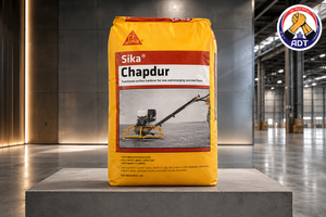 Sika Chapdur non-metallic floor hardener giving a coloured wear resistant surface