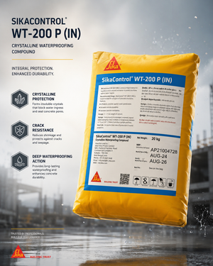 Sika 101H — reliable surface-applied crystalline waterproofing material preferred by contractors for consistent on-site performance