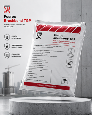 Fosroc Brushbond TGP — crystalline waterproofing material by Fosroc Chemicals India for permanent concrete and masonry waterproofing