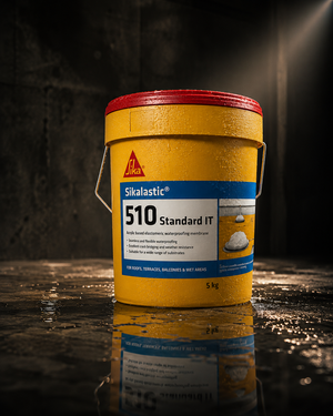 Sika CoolCoat IN elastomeric coating — seamless cool roof waterproofing solution stopping roof leakage and terrace seepage India