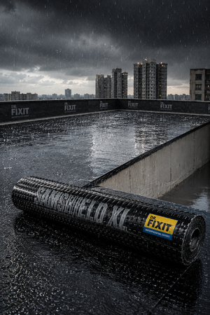 Dr Fixit Samshield XL 1500 IMP waterproofing solution — self-adhesive cold applied membrane for basement foundation underground waterproofing India