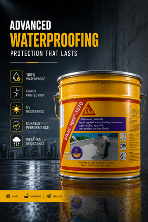 SIKALASTIC 450I liquid polyurethane waterproof coating product — Sika India flexible PU elastomeric roof waterproofing solution