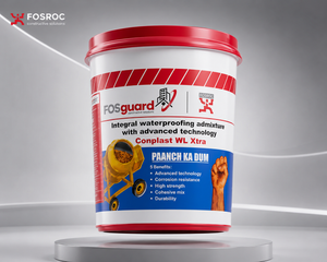 Conplast WL Xtra — advanced liquid waterproofing admixture by Fosroc with corrosion resistance and high strength for long-lasting concrete durability