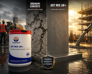 ADT Mix LW+ integral waterproofing compound for roof, terrace and wall seepage