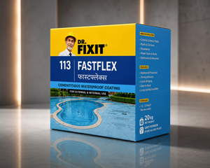 Dr. Fixit Fastflex — trusted waterproofing solution for roof waterproofing, terrace waterproofing and bathroom waterproofing across India