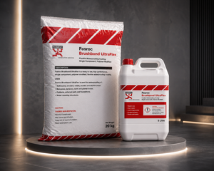 Fosroc Brushbond RFX UltraFlex — trusted elastomeric waterproofing chemical for roof, terrace, basement and swimming pool applications across India