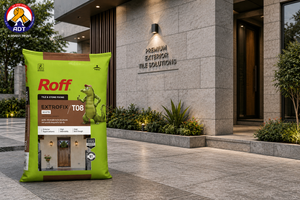 Roff T08 Extrofix white high-strength adhesive for exterior cladding