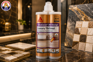 Sika Ceram-850 Design chemical-resistant grout for a commercial kitchen