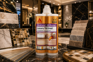 Sika Ceram-850 Design glossy epoxy grout finished between wall tiles