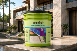 Ascolite Fixobond PU fixing tile on a non-absorbent substrate