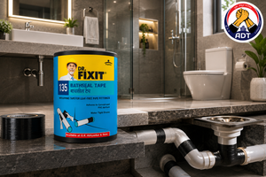 Dr. Fixit Bathseal Tape 100mm wide bitumen tape for pipe and corner sealing
