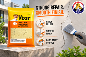 Dr. Fixit Crack-X Powder cement based crack filler from Dr. Fixit India