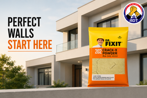 Dr. Fixit Crack-X Powder crack filler powder from Dr. Fixit Waterproofing Solutions India