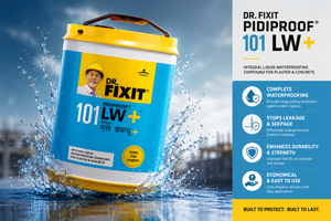 Dr. Fixit Pidiproof LW+ — integral liquid waterproofing compound for roof and concrete