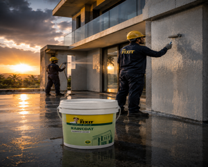Dr. Fixit RAINCOAT WPC — trusted exterior wall waterproof coating by Pidilite for waterproofing contractors across India
