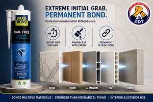 ESSRBOND Nail Free Ultra MS polymer instant-grab adhesive sealant from ESSRBOND India