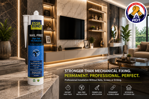 ESSRBOND Nail Free Ultra high-grab construction adhesive from a cartridge