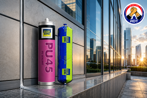 ESSRBOND PU 45 silane-cure polyurethane sealant gunned into a body assembly joint