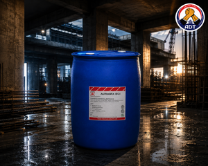 Fosroc Auramix BCI corrosion inhibitor admixture — protects steel reinforcement chloride corrosion marine coastal concrete India