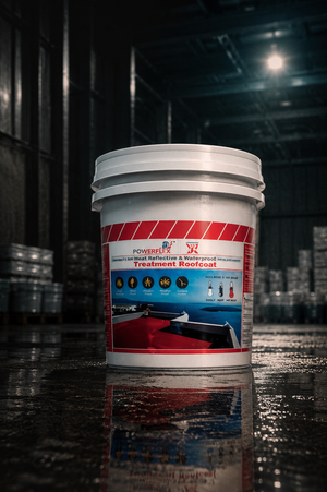 Fosroc Brushbond Roof Guard — durable polymer-modified cementitious waterproofing chemical for terrace waterproofing and roof leakage solution India