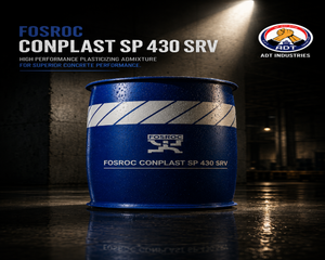 Fosroc Conplast SP430 SRV ready-mix concrete application — SNF slump retention admixture long transit structural pour India