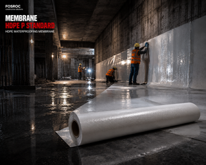 Fosroc Membrane HDPE-P Standard HDPE waterproofing membrane for roof, terrace and basement