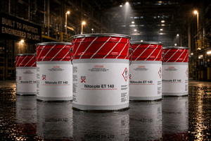 Nitocote ET 140 Fosroc waterproofing solution — epoxy tar coating concrete steel tank pipeline underground waterproofing India