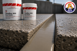 Fosroc Thioflex 600 Pour Grade fuel resistant polysulphide sealant for road and bridge joints