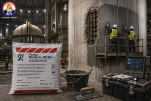 Fosroc Renderoc HS Xtra product packaging — high-strength rapid-setting repair mortar Fosroc Chemicals India