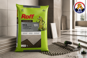 Roff T01 NCA economical tile adhesive for new construction tiling