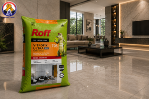 Roff T05 Vitrofix Ultra used on an external concrete floor