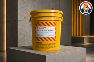 Sika Antisol EWP forming a solar reflective curing film on fresh concrete
