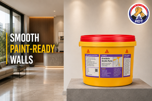 Sika Cracksil ready to use acrylic paste that fills wall cracks and stays flexible