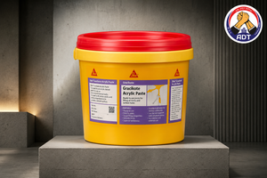 Sika Cracksil acrylic wall crack filler that can be painted over once it dries