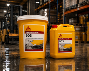 Sika Ferrogard-903 product close up — surface applied migrating corrosion inhibitor specifications Sika India