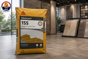 Sikaceram-155 self-curing wet-area tile adhesive for floors and walls