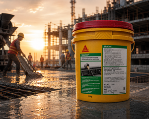 SikaCim integral waterproofing compound for basement, terrace and roof protection