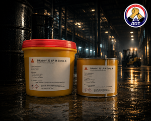 Sikadur 32 LP Sika product packaging — low-pressure two-component epoxy bonding agent for structural concrete repair India