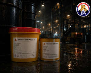 Sikadur 32 LP application on concrete construction joint — low-pressure epoxy bonding agent repair mortar bonding India