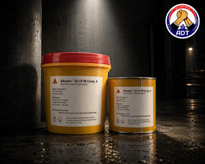Sikadur 32 LP Sika construction chemical — low-pressure epoxy bonding agent concrete crack repair structural bonding India