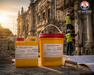 Sikadur-53 UF product close-up — ultra-fine low-viscosity epoxy injection grout hairline crack repair specifications India