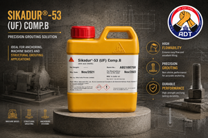 Sikadur-53 UF Mortar ultra-fine epoxy repair mortar — thin section precision concrete repair fine particle size smooth finish India