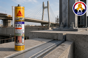 Sikaflex 11 FC used to bond a door frame to masonry