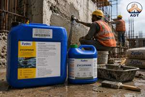 Zycoprime product close up — polymer bonding agent specifications Zydex Industries India