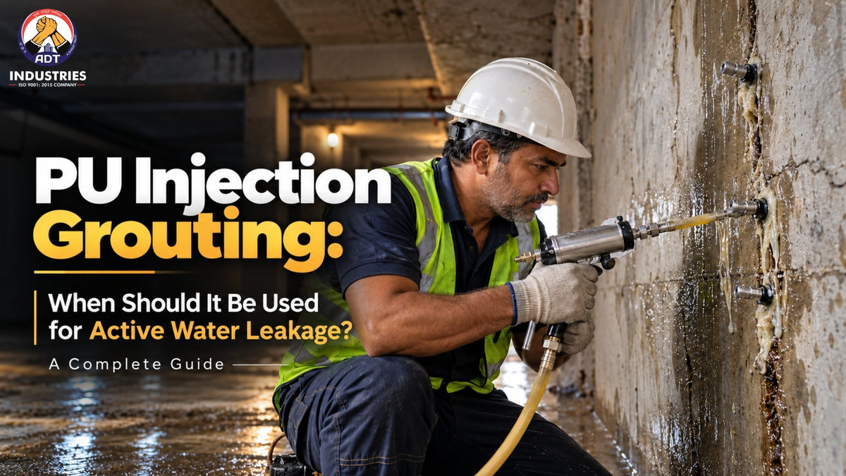 PU Injection Grouting for Active Water Leakage: When Should It Be Used and How Does It Work?