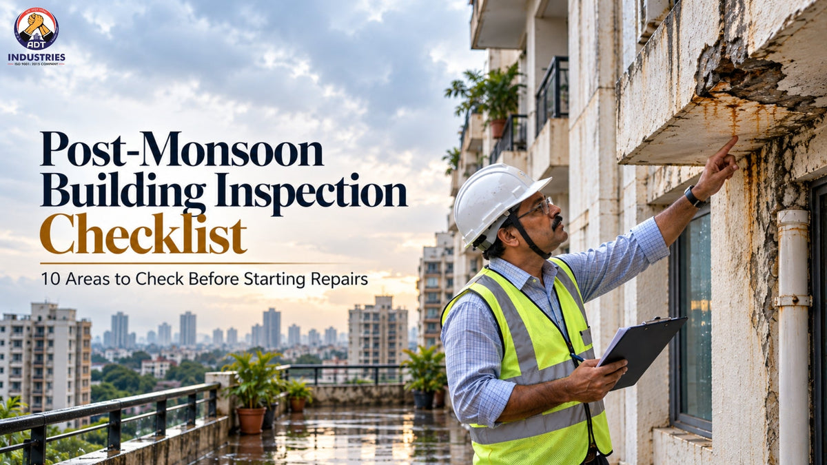 Post-Monsoon Building Inspection Checklist: What to Check Before Repairs Begin