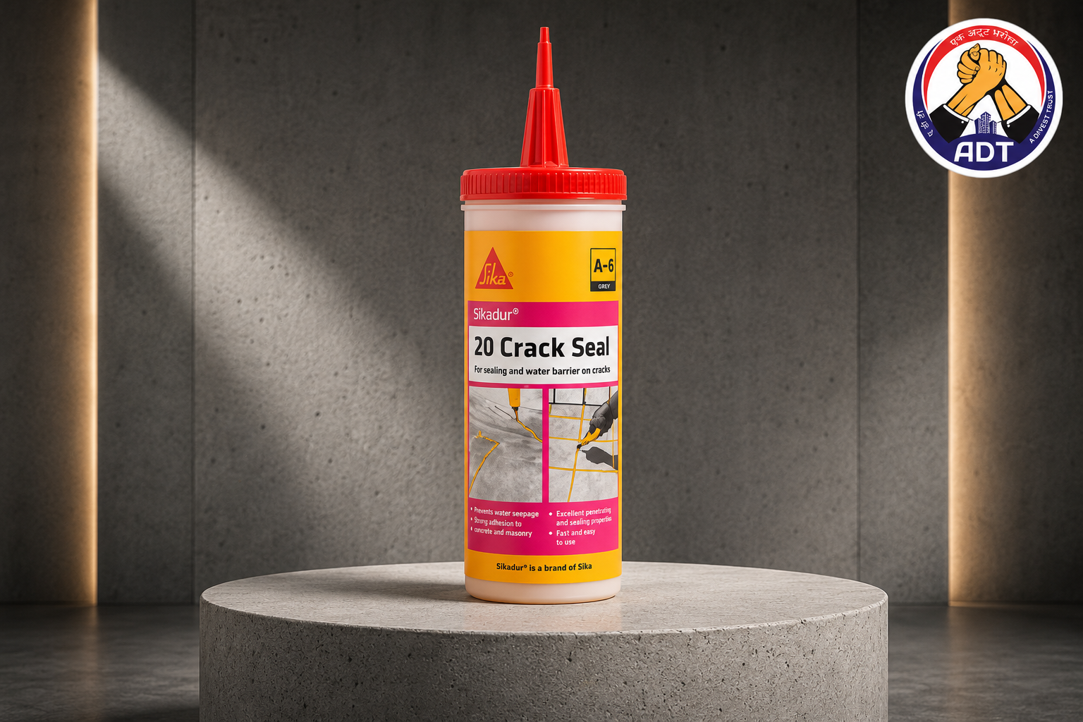 Sikadur-20 Crackseal product packaging — low-viscosity epoxy crack sealer Sika India Pvt Ltd
