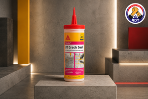 Sikadur-20 Crackseal product close-up — low-viscosity epoxy crack sealer concrete floor pavement crack repair specifications India

